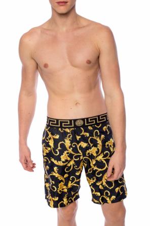 Patterned swim boxers with logo, zdjęcie 2 Patterned swim boxers with logo od Versace